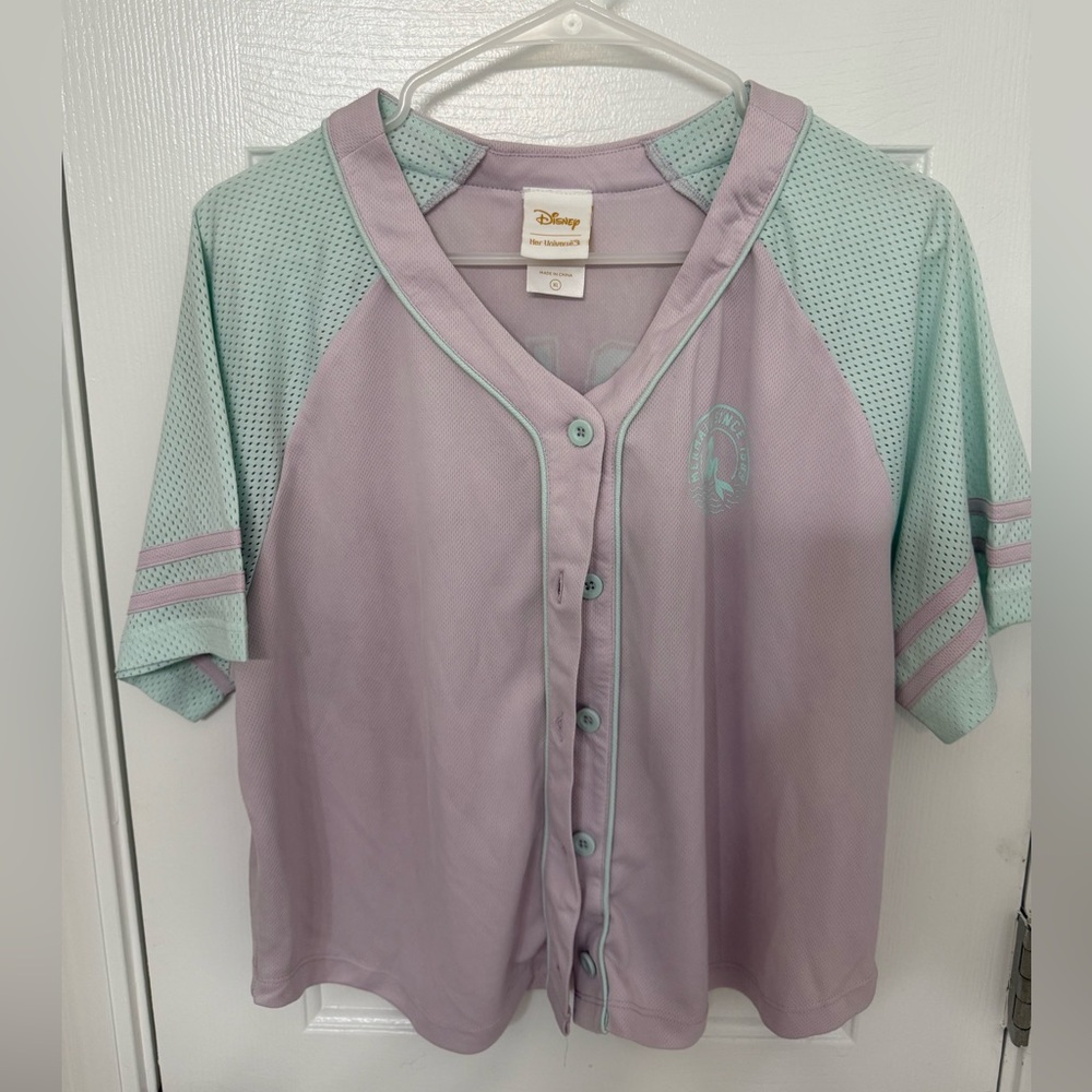 Her Universe Disney Lavender Button-Up Top little mermaid Ariel